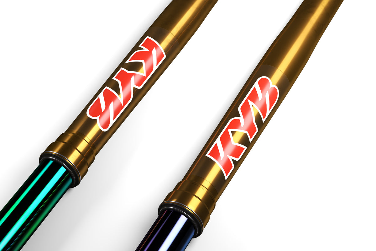 KYB FORK DECALS Red ESticky Graphics