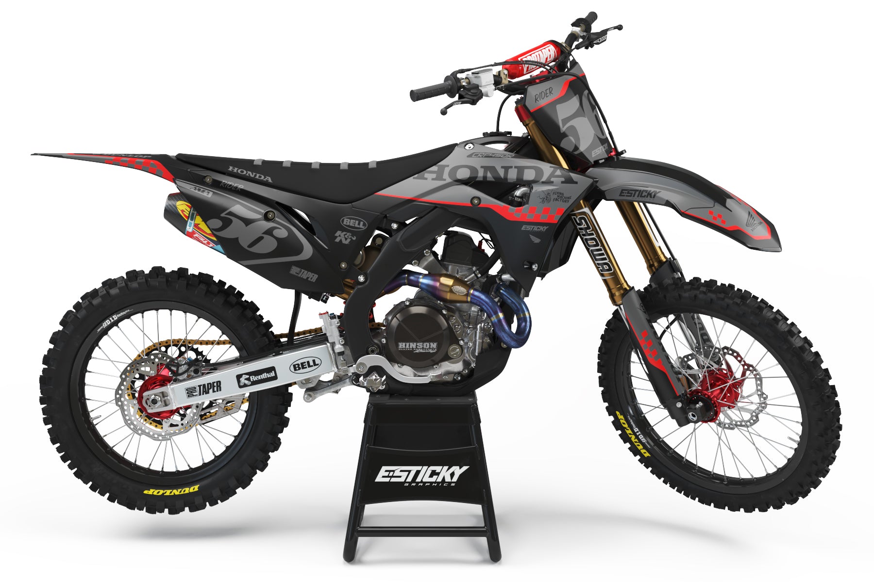 HONDA S10 BLACK – E-Sticky Graphics