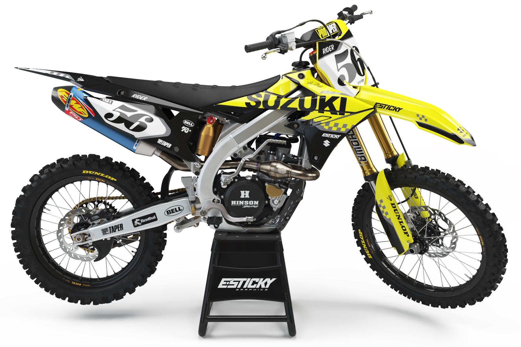 SUZUKI S10 YELLOW – E-Sticky Graphics
